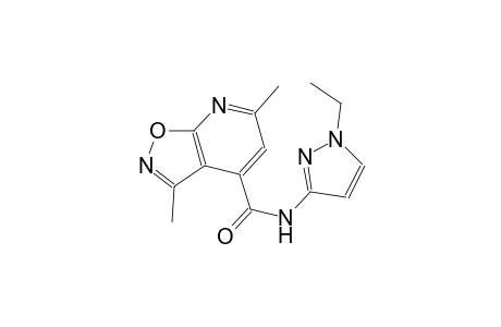 isoxazolo[5,4-b]pyridine-4-carboxamide, N-(1-ethyl-1H-pyrazol-3-yl)-3,6-dimethyl-