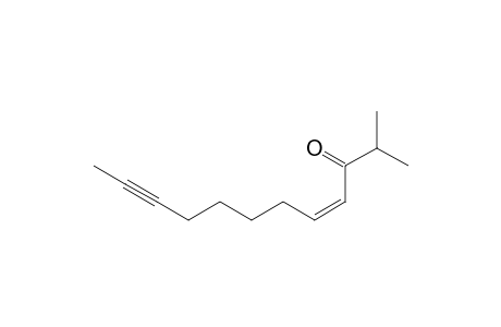 4-Dodecen-10-yn-3-one, 2-methyl-, (Z)-