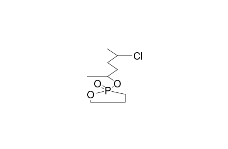 2-(1'-METHYL-4'-CHLOROPENTOXY)-2-OXO-1,2-OXAPHOSPHOLANE
