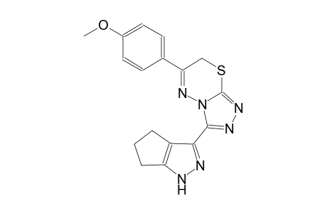 methyl 4-[3-(1,4,5,6-tetrahydrocyclopenta[c]pyrazol-3-yl)-7H-[1,2,4]triazolo[3,4-b][1,3,4]thiadiazin-6-yl]phenyl ether