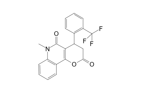 2H-Pyrano[3,2-c]quinoline-2,5(3H)-dione, 4,6-dihydro-6-methyl-4-[2-(trifluoromethyl)phenyl]-