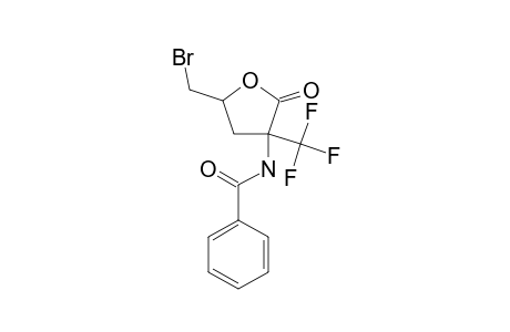3-(N-BENZOYLAMINO)-5-BROMOMETHYL-3-TRIFLUOROMETHYL-TETRAHYDROFURAN-2-ONE;DIASTEREOISOMER-1