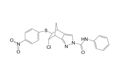 6-endo-Chloro-4,5,6,7-tetrahydro-4,7-methano-5-exo-(p-nitrophenylsulfenyl)-2-(phenylcarbamoyl)-2H-indazole