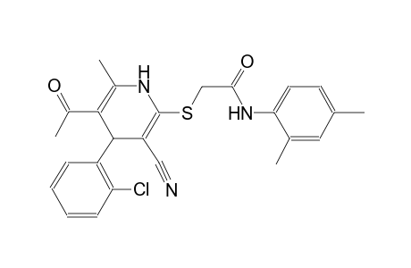 acetamide, 2-[[5-acetyl-4-(2-chlorophenyl)-3-cyano-1,4-dihydro-6-methyl-2-pyridinyl]thio]-N-(2,4-dimethylphenyl)-