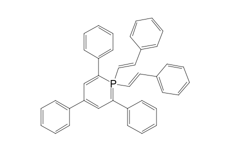 2,4,6-triphenyl-1,1-bis[2-phenyl-(E)-ethenyl]-.lambda(5).-phosphinine