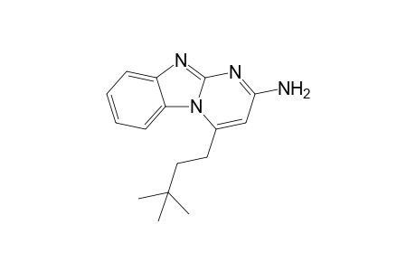 2-Amino-4-(3,3-dimethylbutyl)pyrimido[1,2-a]benzimidazole