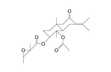 Cuauhtemone-4-acetate-3-(2'methyl-2',3'-epoxy)-butyrate