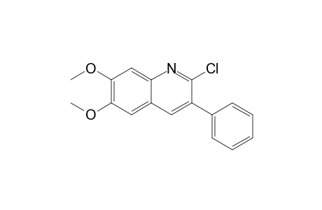 2-Chloranyl-6,7-dimethoxy-3-phenyl-quinoline