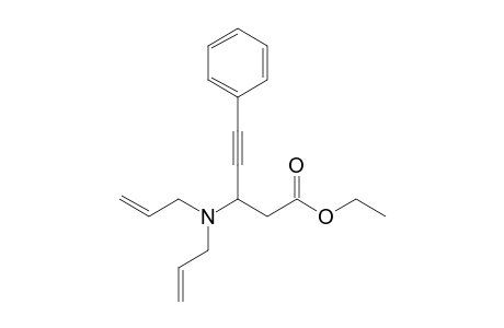 N-[1'-Phenyl-4'-(ethoxycarbonyl)but-1'-yn-3'-yl]-N,N-diallylamine