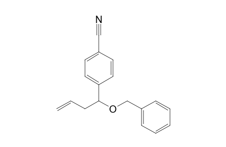4-(1-(Benzyloxy)but-3-enyl)benzonitrile