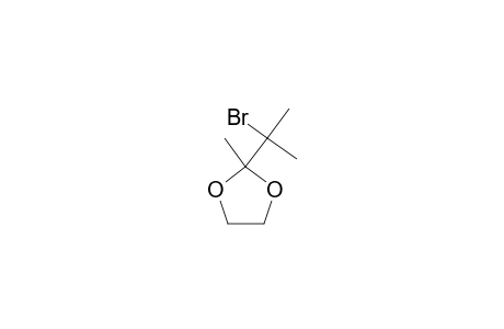 2-(1-Bromo-1-methyl-ethyl)-2-methyl-1,3-dioxolane