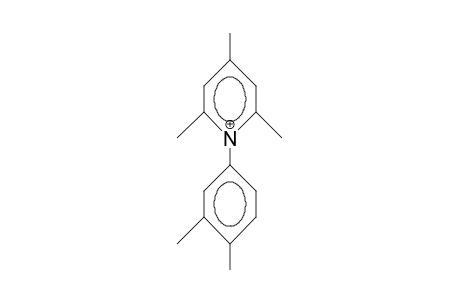 2,4,6-Trimethyl-1-(3,4-dimethyl-phenyl)-pyridinium cation