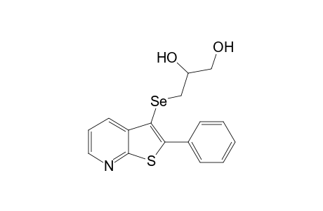 3-[(2-Phenylthieno[2,3-b]pyridin-3-yl)selanyl]propane-1,2-diol