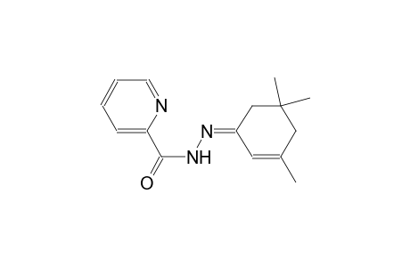 N'-[(1Z)-3,5,5-trimethyl-2-cyclohexen-1-ylidene]-2-pyridinecarbohydrazide