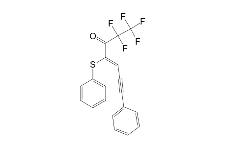 (Z)-1,1,1,2,2-PENTAFLUORO-7-PHENYL-4-(PHENYLTHIO)-HEPT-4-EN-6-YN-3-ONE