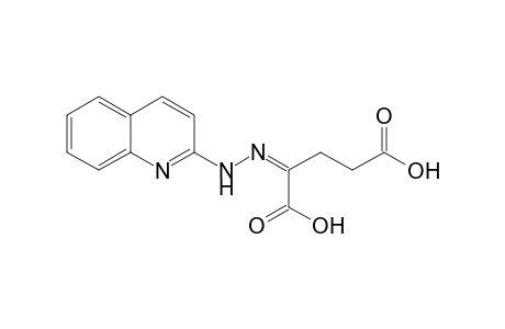 Pentanedioic acid, 2-[2-(2-quinolinyl)hydrazono]-