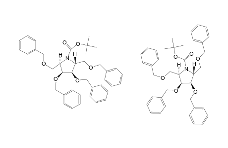 (2R,3R,4S,5R)-N-BUTOXYCARBONYL-(3,4-DIBENZYLOXY-2,5-DIBENZYLOXYMETHYL)-PYRROLIDINE