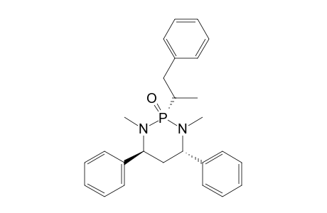 (RS)-(4L,6L,1'X)-1,3-DIMETHYL-4,6-DIPHENYL-2-(1-METHYL-2-PHENYLETHYL)-1,3,2-DIAZA-PHOSPHORINANE-2-OXIDE;MAJOR-ISOMER