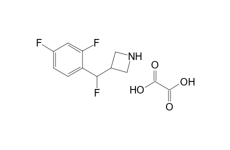 3-[(2,4-difluorophenyl)(fluoro)methyl]azetidine oxalate salt