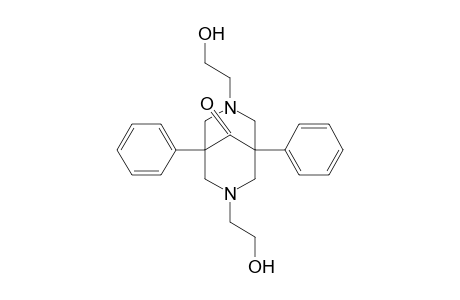 3,7-Bis(2-hydroxyethyl)-1,5-diphenyl-3,7-diazabicyclo[3.3.1]nonan-9-one