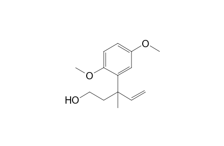 (E)-3-(2,5-Dimethyloxyphenyl)-3-methylpent-4-en-1-ol