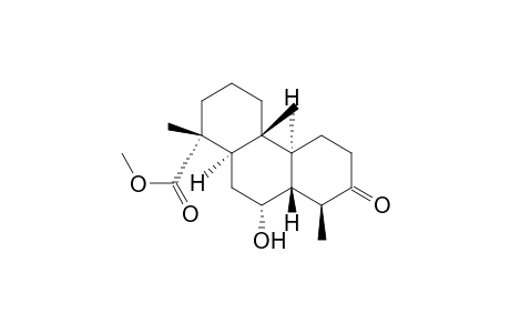 (1R,4aR,4bS,8S,8aR,9R,10aR)-9-hydroxy-1,4a,8-trimethyl-7-oxo-3,4,4b,5,6,8,8a,9,10,10a-decahydro-2H-phenanthrene-1-carboxylic acid methyl ester