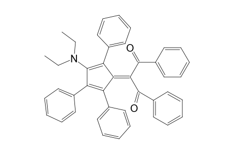 6,6-Dibenzoyl-2-diethylamino-1,3,4-triphenyl-2-aminofulvene