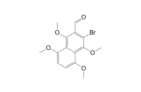 3-Bromo-1,4,5,8-tetramethoxynaphthalene-2-carbaldehyde