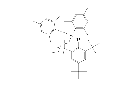 BUTYL-(DIMESITYL)-SILYL-2,4,6-TRI-TERT.-BUTYLPHENYLPHOSPHINE