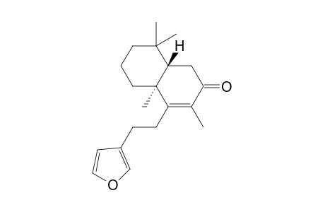 (4aS,8aS)-4-[2-(3-furanyl)ethyl]-3,4a,8,8-tetramethyl-5,6,7,8a-tetrahydro-1H-naphthalen-2-one