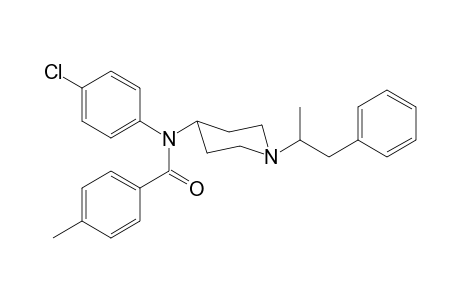 N-4-Chlorophenyl-N-[1-(1-phenylpropan-2-yl)piperidin-4-yl]-4-methylbenzamide