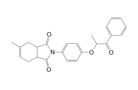 1H-isoindole-1,3(2H)-dione, 3a,4,7,7a-tetrahydro-5-methyl-2-[4-(1-methyl-2-oxo-2-phenylethoxy)phenyl]-