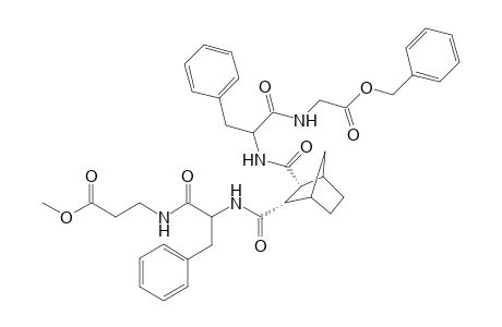 (2S,3R)-[2-({3-endo-[1-(Benzyloxycrbonylmethylcarbamoyl)-2-phenylethylcarbomoyl]bicyclo[2.2.1]heptane-2-endo-carbonyl}amino)-3-phenylpropionylamino]propionic acid methyl ester