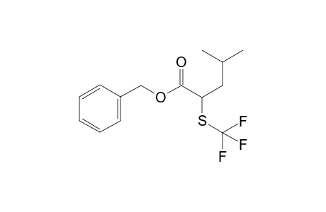 2-[(trifluoromethyl)thio]-4-methylpentanoic acid benzyl ester