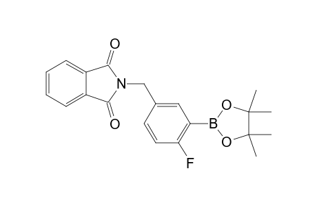 2-[4-FLUORO-3-(4,4,5,5-TETRAMETHYL-1,3,2-DIOXABOROLAN-2-YL)-BENZYL]-ISOINDOLINE-1,3-DIONE