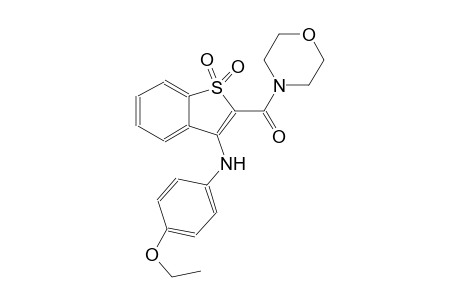 benzo[b]thiophen-3-amine, N-(4-ethoxyphenyl)-2-(4-morpholinylcarbonyl)-, 1,1-dioxide