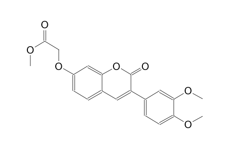 acetic acid, [[3-(3,4-dimethoxyphenyl)-2-oxo-2H-1-benzopyran-7-yl]oxy]-, methyl ester