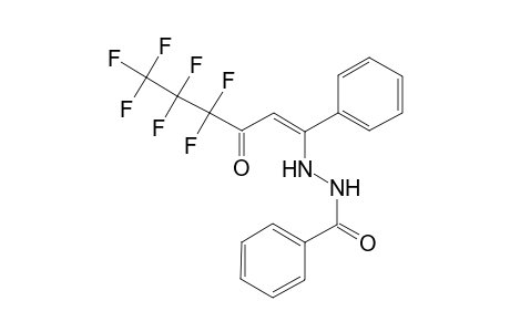 N'-[(1Z)-4,4,5,5,6,6,6-Heptafluoro-3-oxo-1-phenyl-1-hexenyl]benzohydrazide