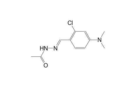 N'-{(E)-[2-chloro-4-(dimethylamino)phenyl]methylidene}acetohydrazide