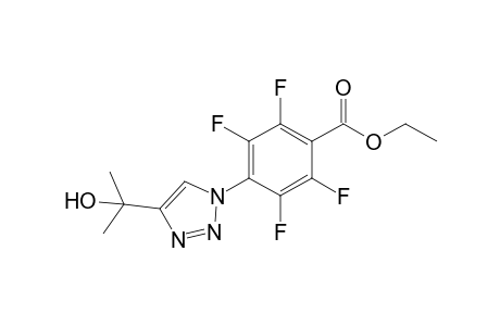 Ethyl 2,3,5,6-tetrafluoro-4[4-(1-hydroxy-1-methylethyl)-1H-1,2,3-triazol-1-yl]benzoate