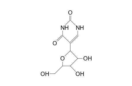 2,4(1H,3H)-Pyrimidinedione, 5-.beta.-D-ribofuranosyl-