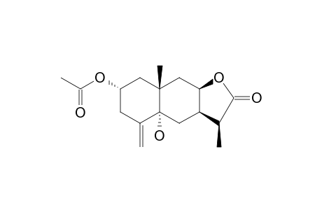 2-ALPHA-ACETOXY-5-ALPHA-HYDROXY-11-ALPHA-H-EUDESMA-4(15)-EN-12,8-BETA-OLIDE