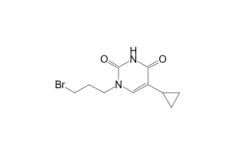 1-(3-bromanylpropyl)-5-cyclopropyl-pyrimidine-2,4-dione