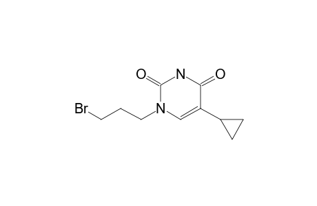 1-(3-bromanylpropyl)-5-cyclopropyl-pyrimidine-2,4-dione