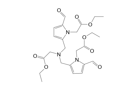 1H-Pyrrole-1-acetic acid, 2,2'-[[(2-ethoxy-2-oxoethyl)imino]bis(methylene)]bis[5-formyl-, diethyl ester