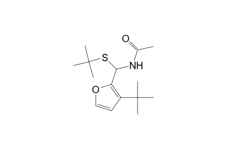 N-[(3-tert-butyl-2-furanyl)-(tert-butylthio)methyl]acetamide