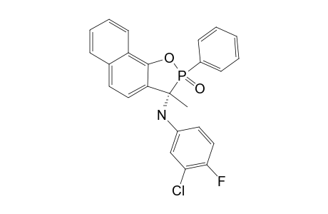 CIS-3-METHYL-3-[[N-(3'-CHLORO-4'-FLUORO)-PHENYL]-AMINO]-2-PHENYLNAPHTHO-[1,3-D]-1,2-OXAPHOSPHOLE-2-OXIDE