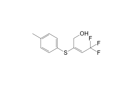 (E)-4,4,4-trifluoro-2-(p-tolylthio)but-2-en-1-ol