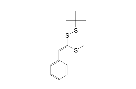 1-[2-(tert-Butyldithio)-2-(methylthio)ethenyl]benzene