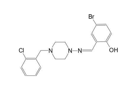 phenol, 4-bromo-2-[(Z)-[[4-[(2-chlorophenyl)methyl]-1-piperazinyl]imino]methyl]-